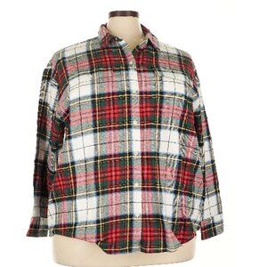 EUC Old Navy Size XXL Long Sleeve Button-down Flannel Shirt
